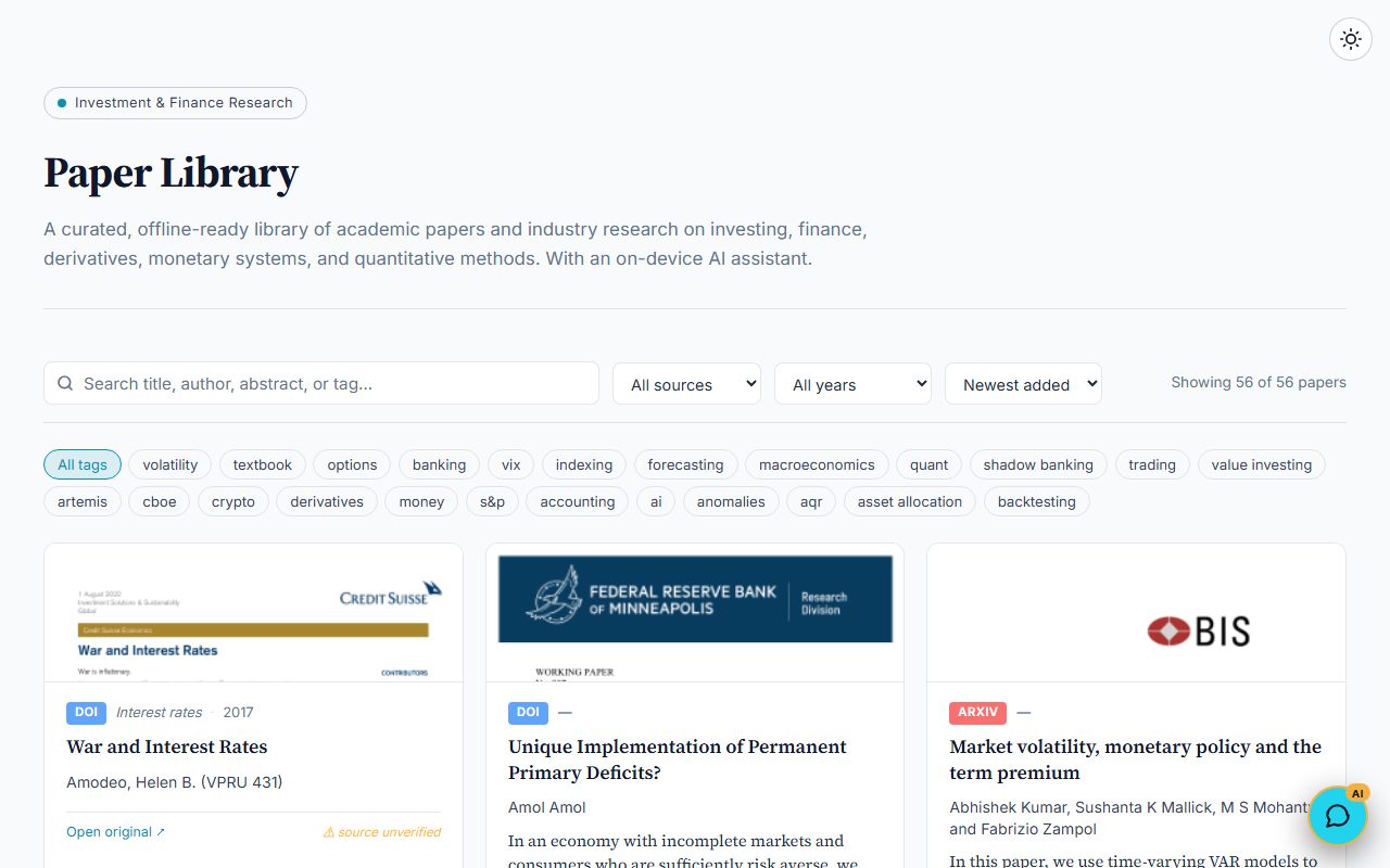 Paper Library project preview